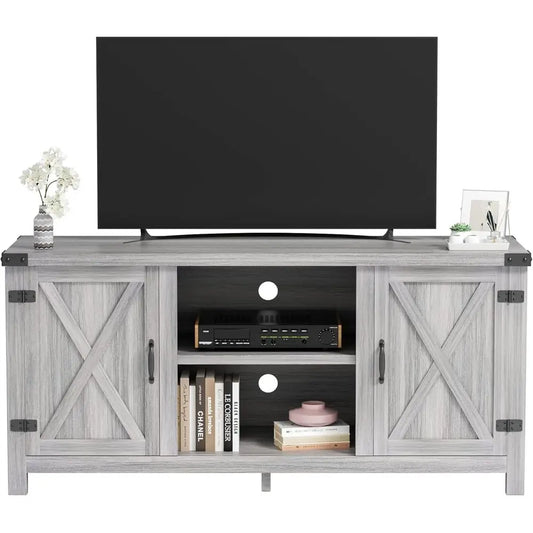 Chic Barn Door TV Stand