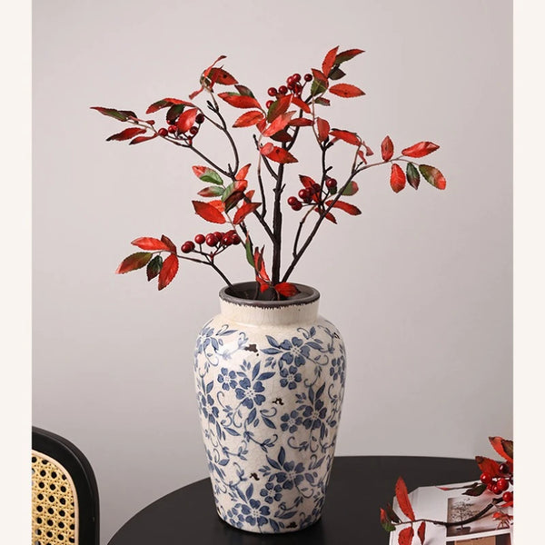 Elegant Ice Crack Porcelain Vase