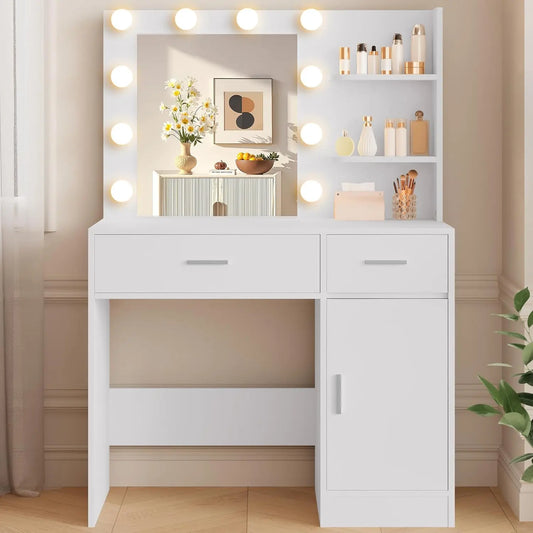 Glamorous Vanity Mirror Set