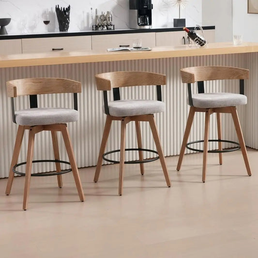 Elegant Swivel Kitchen Stools