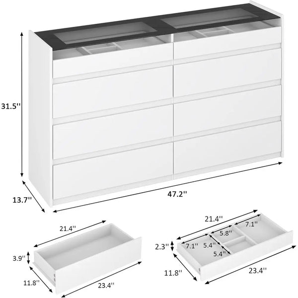 Elegant LED Dresser Delight