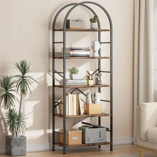 Elegant Arched Bookshelf