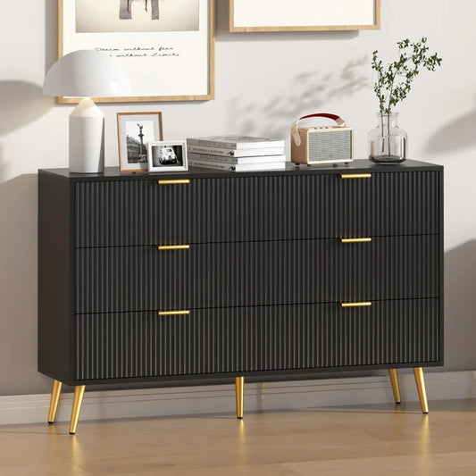 Elegant Fluted Dresser